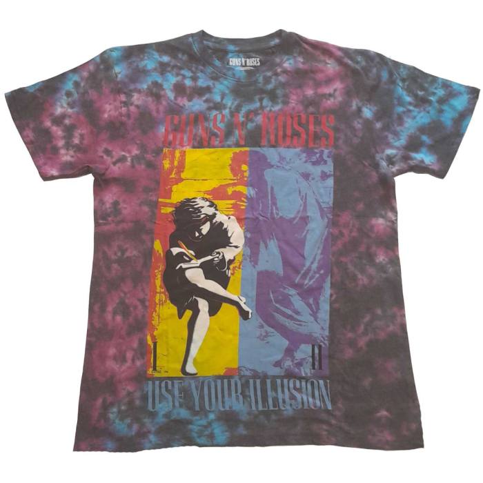 Guns N' Roses Otroška T-Shirt: Use Your Illusion (Modra) (Wash Collection) (11-12 let) 233067