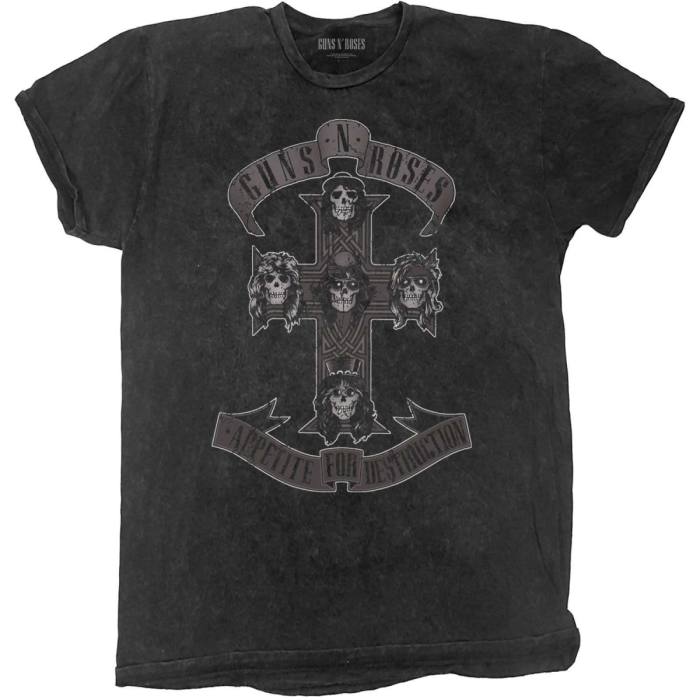 Guns N' Roses Otroški T-shirt: Monokromski Križ (Wash Collection) (7-8 Let) 233192