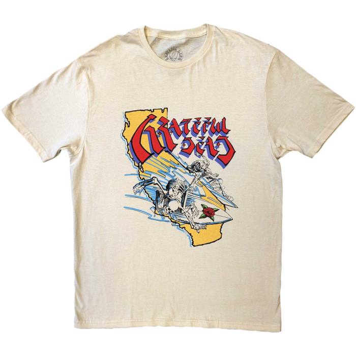 Grateful Dead Unisex T-Shirt: California (Natural) 233629