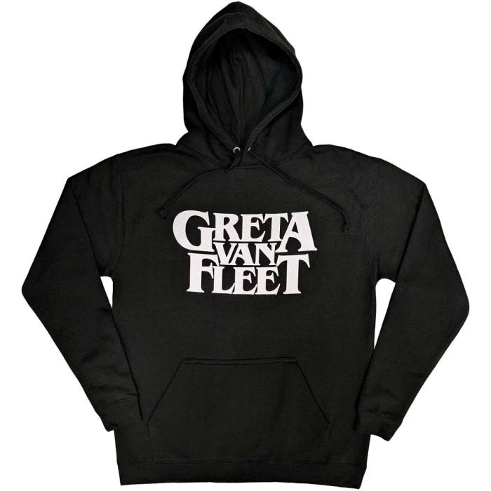 Greta Van Fleet Unisex Pullover Hoodie Logo Black 109886