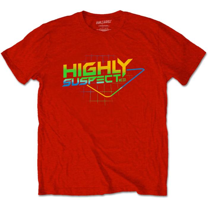 Highly Suspect Unisex T-Shirt: Gradient Type (Red) 233911