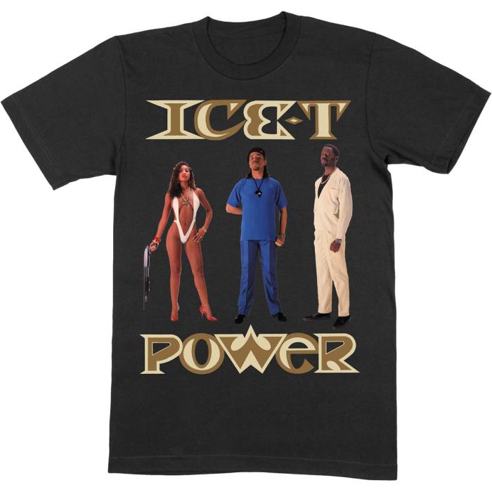 Ice-T Unisex T-shirt Power črna (Large) 233950