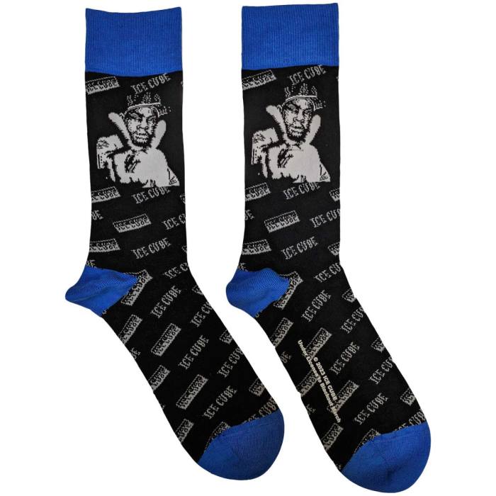 Ice Cube Unisex Ankle Socks: B&W Photo (Črna) (UK Size 7 - 11) 109971