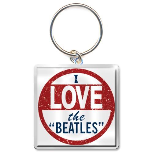 The Beatles Keychain: I Love the Beatles 110815
