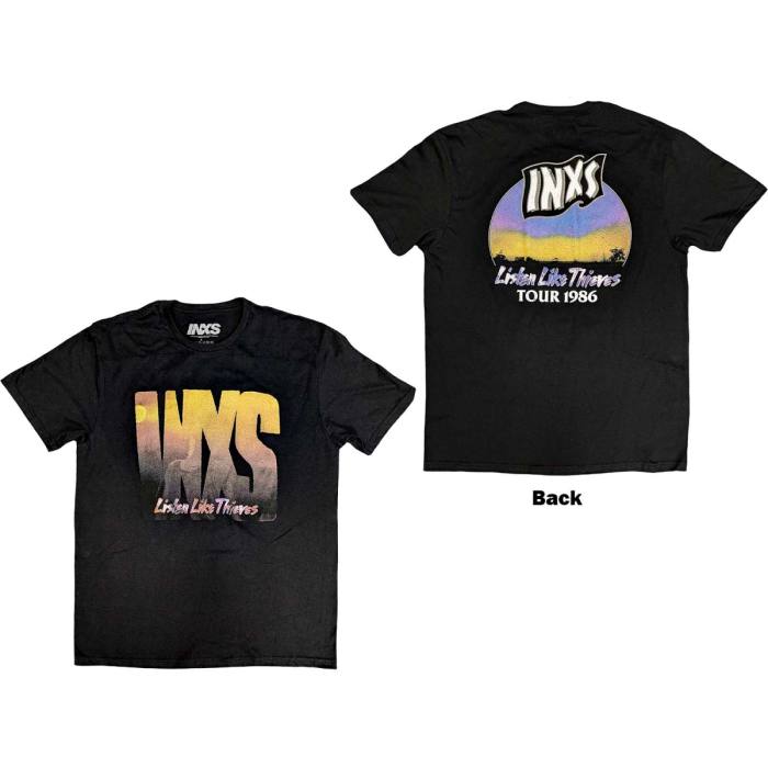 INXS Unisex T-Shirt: Listen Like Thieves Tour 110117