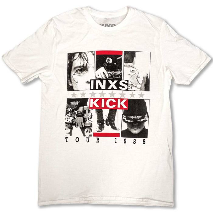 INXS Unisex T-Shirt: KICK Tour 110123