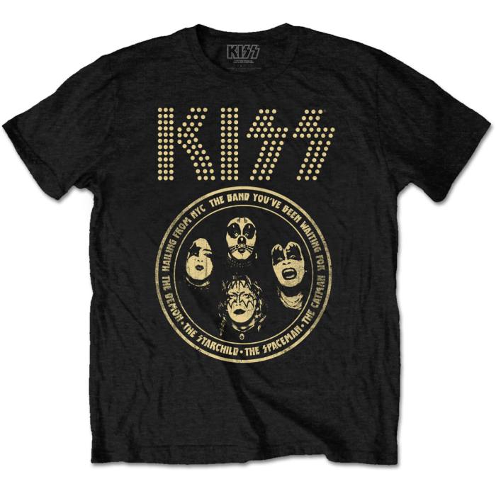 KISS Unisex T-Shirt: Band Circle 110611