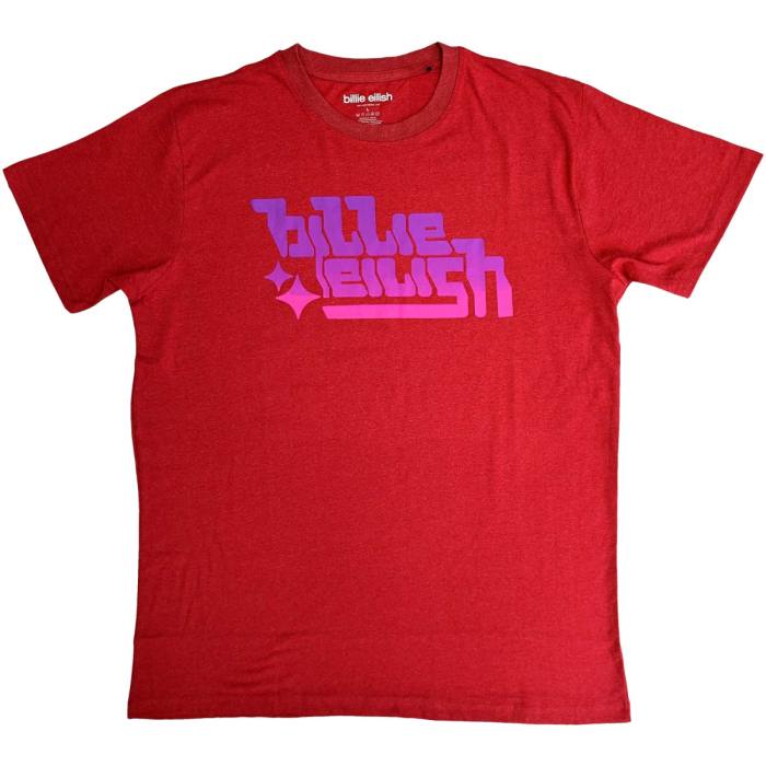Billie Eilish Unisex T-Shirt: Purple Logo 111229