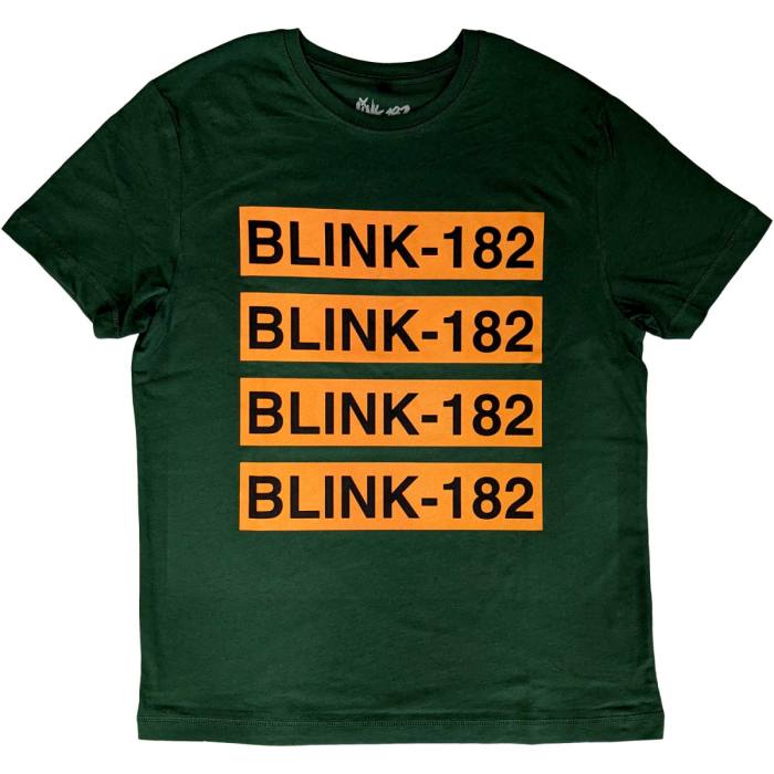 Blink-182 Unisex T-Shirt: Logo Repeat 111338