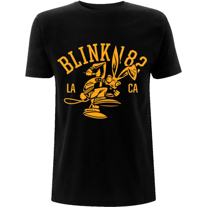 Blink-182 Unisex T-Shirt: College Mascot (Black) 111363