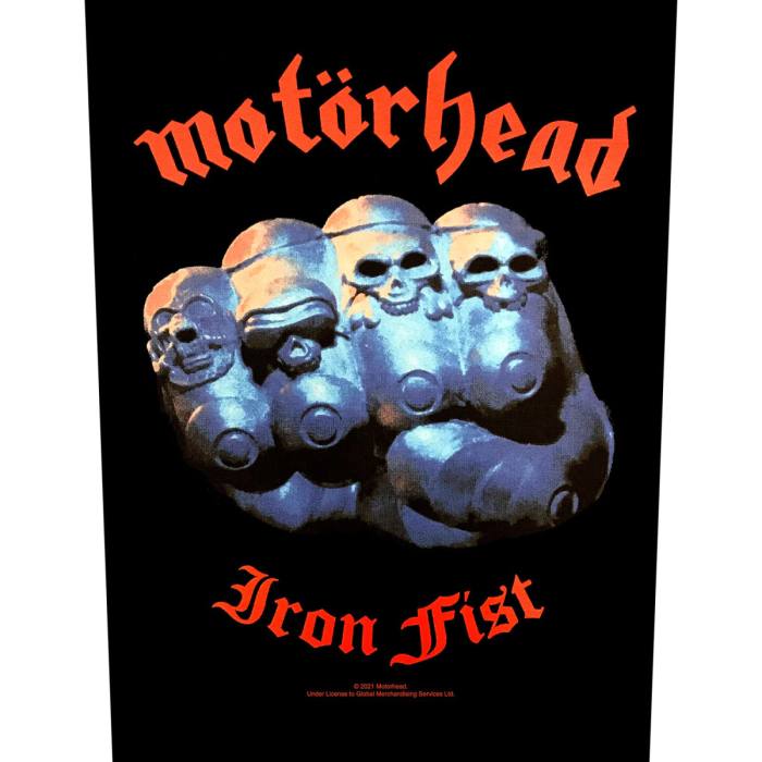 Hrbtni našitek Motorhead Iron Fist 2017 111901