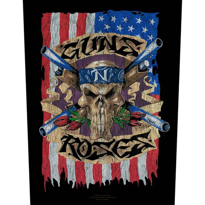 Guns N' Roses Hrbtni našitek: Flag 111944