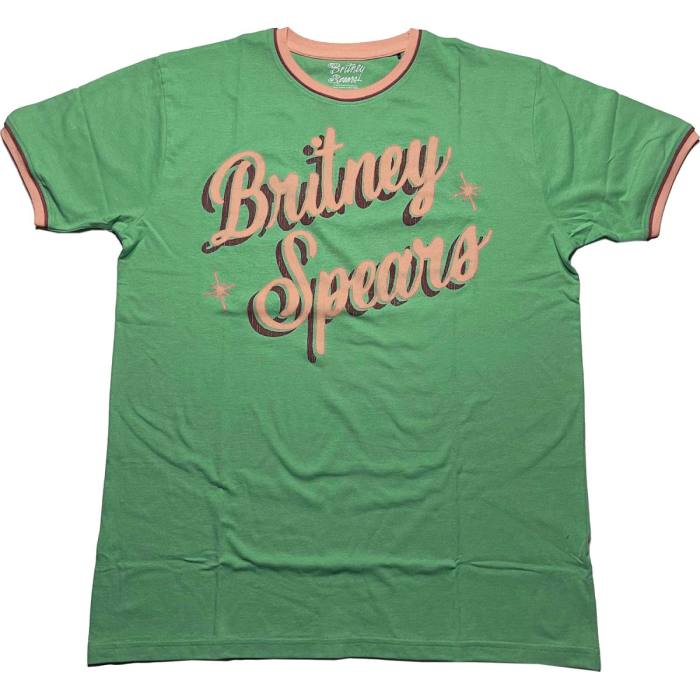 Britney Spears Unisex Ringer T-Shirt: Retro Text 112022