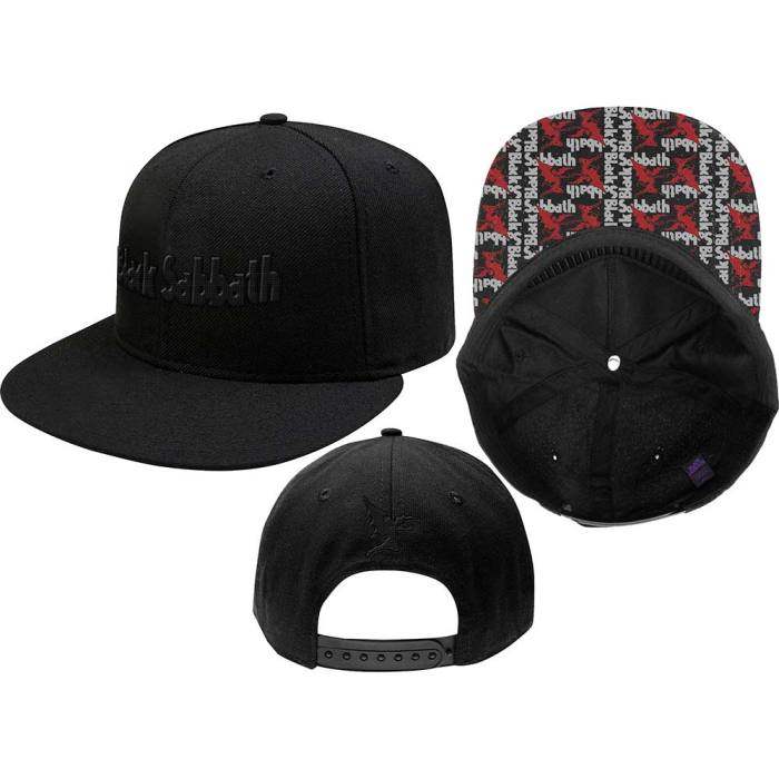 Black Sabbath unisex snapback kapa Logo & Demon (črna) 112124