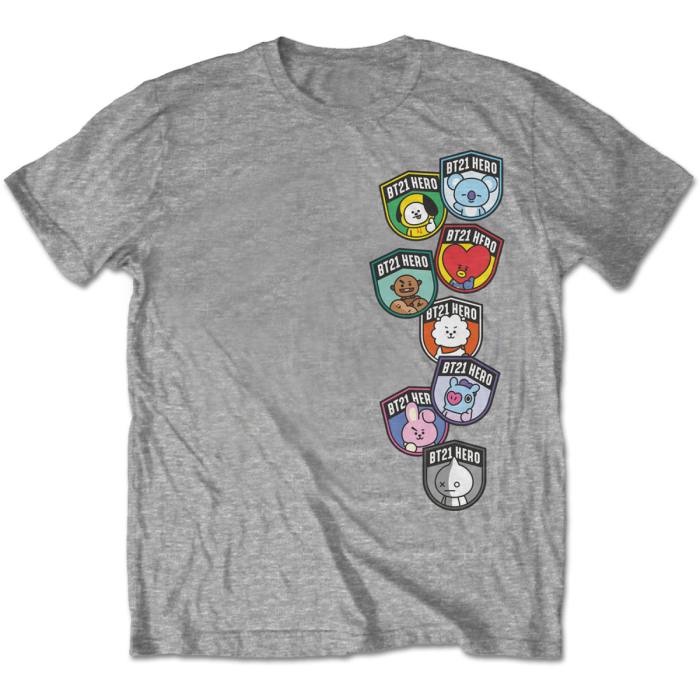 BT21 Unisex T-Shirt: Badges 112266
