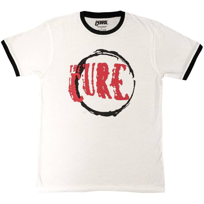 The Cure Circle Logo Ringer T-Shirt 112582