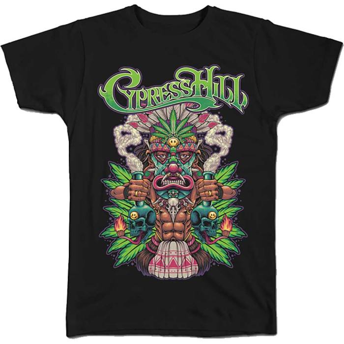 Cypress Hill Unisex T-Shirt: Tiki Time (Črna) 112613