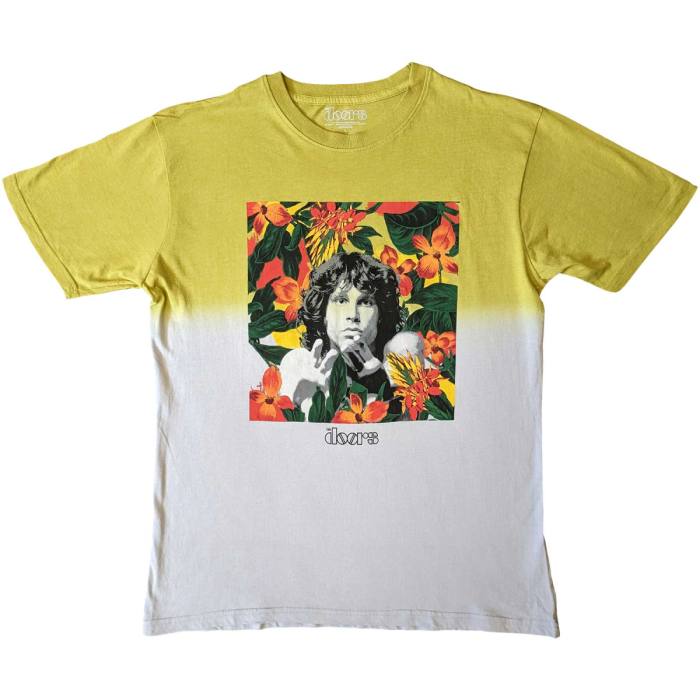 The Doors Unisex T-Shirt: Floral Square (Wash Collection) 112873