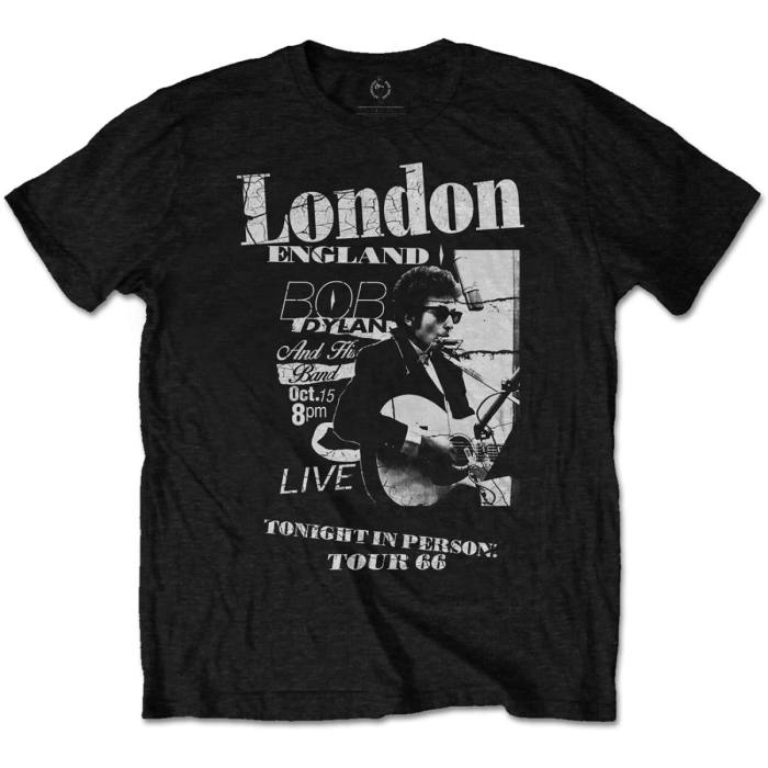 Bob Dylan Unisex T-Shirt: Scraps (Črna) 112944