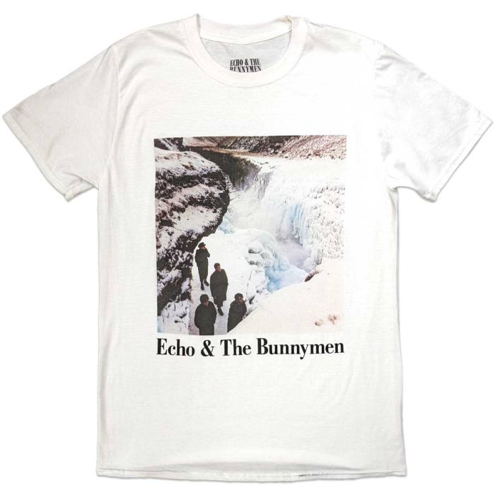 Echo & The Bunnymen unisex T-shirt Porcupine (bela) 112986