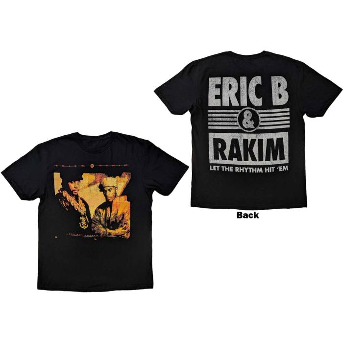 Eric B. & Rakim Unisex T-Shirt: Let The Rhythm Begin (Back Print) 113010