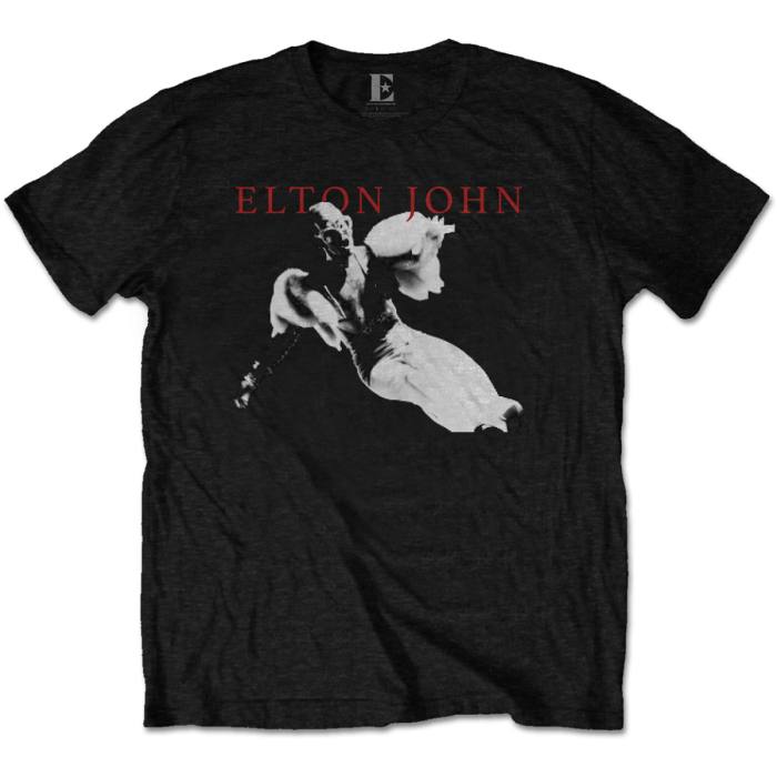 Elton John Unisex T-Shirt: Homage 1 (Črna) 113062