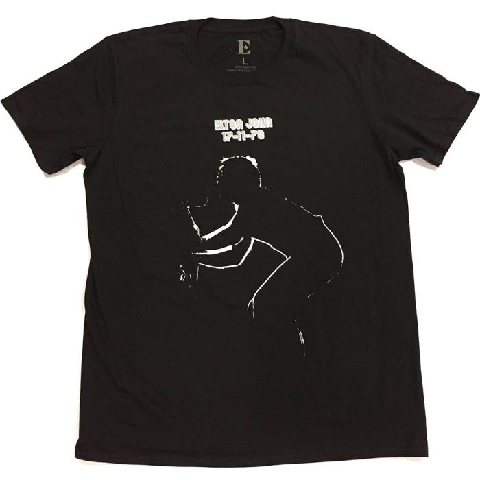 Elton John Unisex T-Shirt: 17.11.70 Album (Črna) 113086