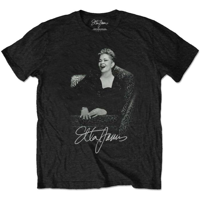Etta James Unisex T-Shirt Etta Seated 113189