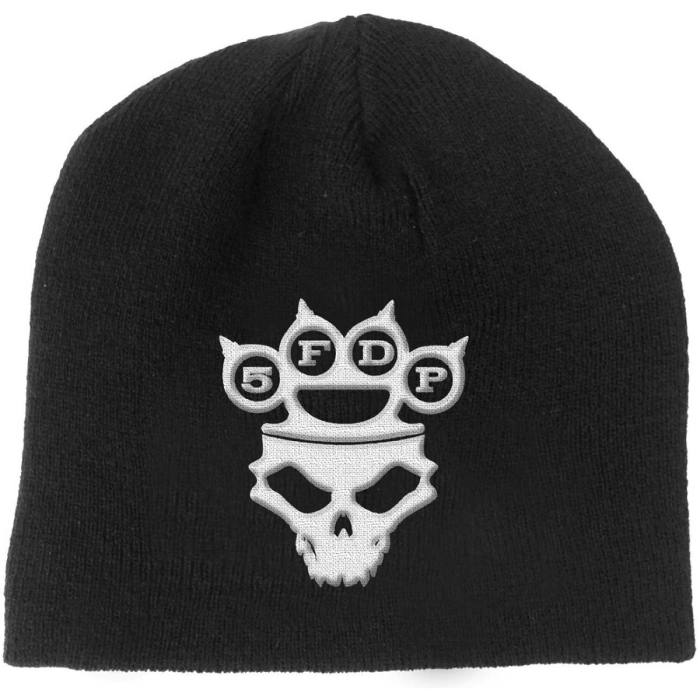 Five Finger Death Punch Unisex Kapa: Knuckle-Duster Logo & Skull 113250