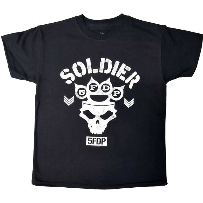 Five Finger Death Punch Kids T-Shirt: Soldier 113274