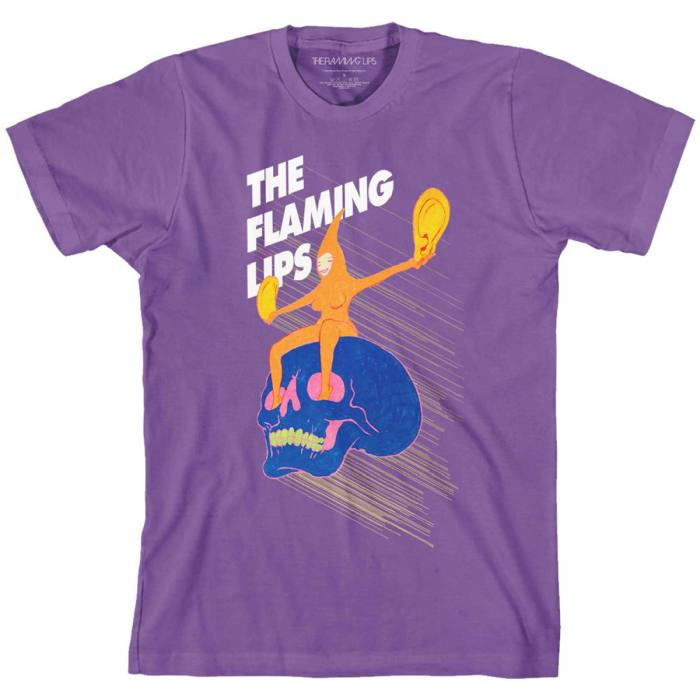 The Flaming Lips Unisex T-Shirt: Skull Rider 113314