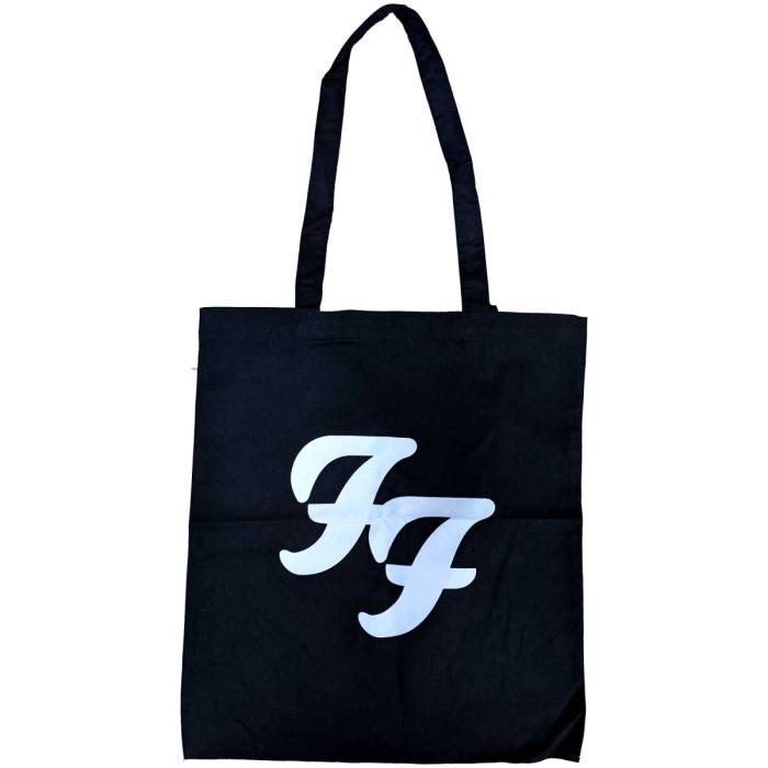 Foo Fighters Tote Bag: White FF (Ex-Tour) 113462