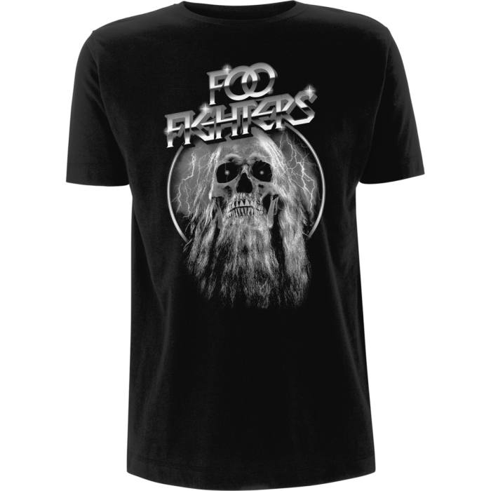 Foo Fighters Unisex T-Shirt: Bearded Skull 113495