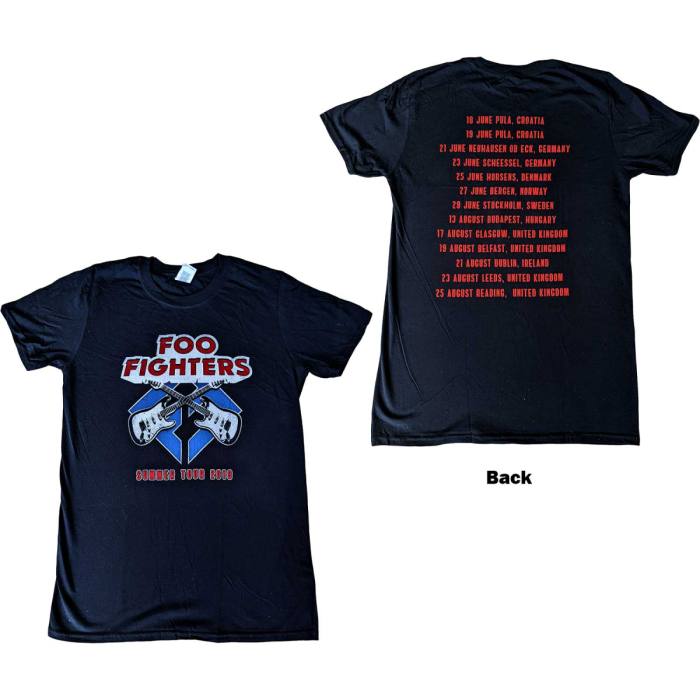 Foo Fighters Unisex T-Shirt: Concrete & Gold 2019 European Tour 113514