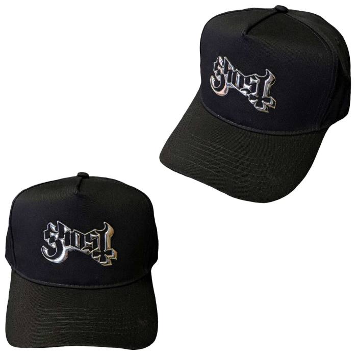 Ghost Unisex Baseball Cap: Logo (Sonic Silver) 113599