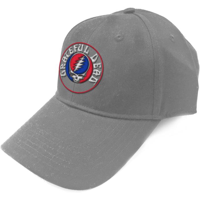 Grateful Dead Unisex Baseball Cap: Steal Your Face Logo (Siva) 113669