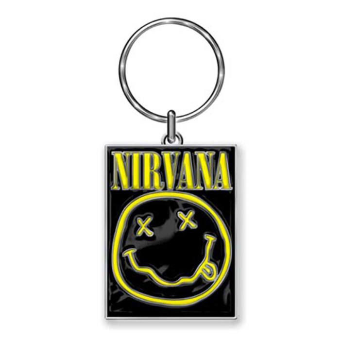 Nirvana Keychain: Happy Face (Die-cast Relief) 114006
