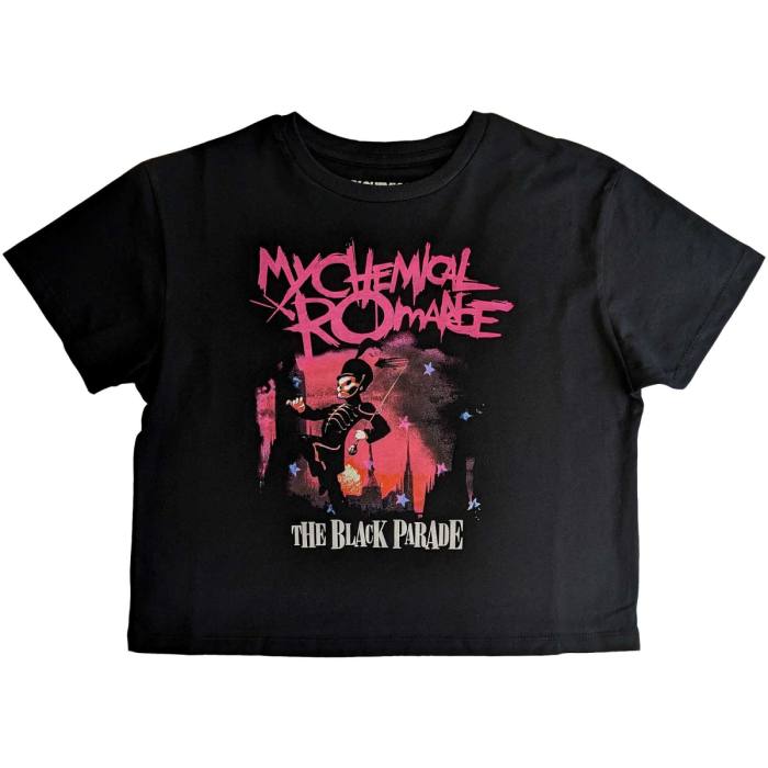 My Chemical Romance Ladies Crop Top: March 114180
