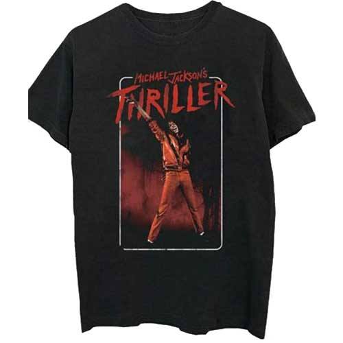 Michael Jackson Unisex T-Shirt: Thriller White Red Suit 114204