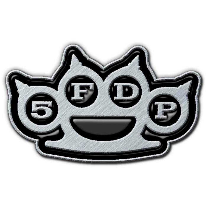 Five Finger Death Punch Pin Badge: Knuckles (Enamel In-Fill) 114401