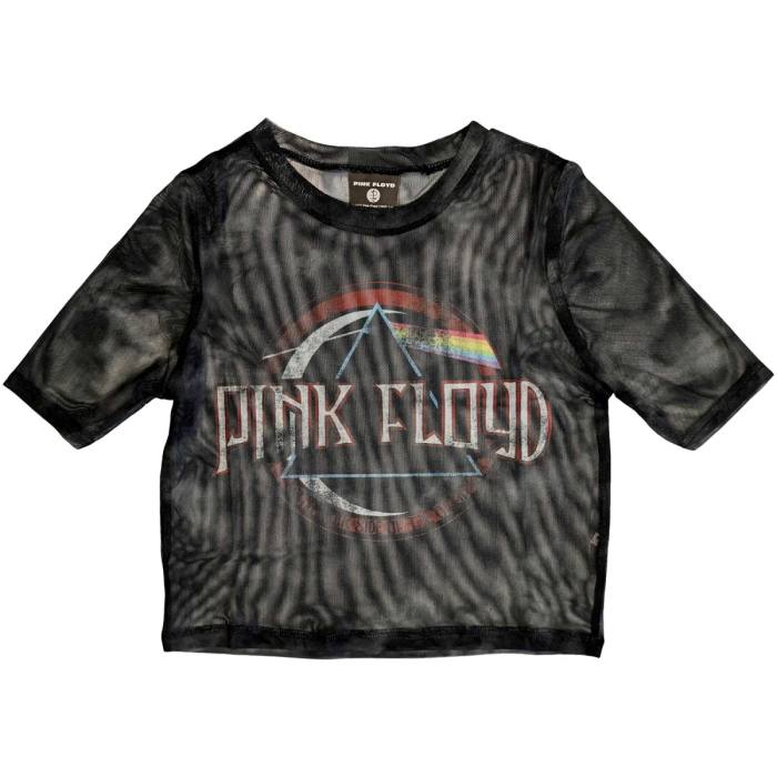 Pink Floyd Ženski Crop Top - Vintage Dark Side of the Moon Seal 114543