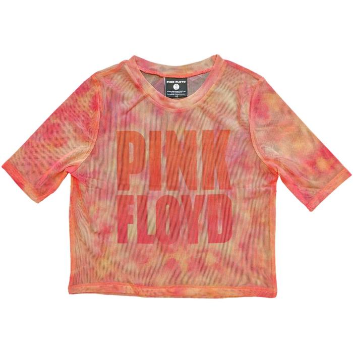 Pink Floyd Ženski Crop Top - Stacked Logo 114550
