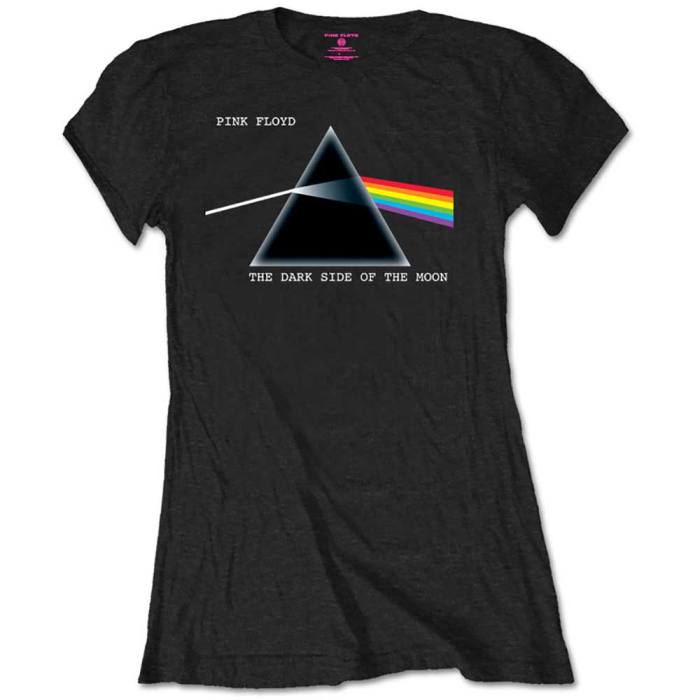 Pink Floyd Unisex T-Shirt: Dark Side of the Moon Courier (Črna) 114690