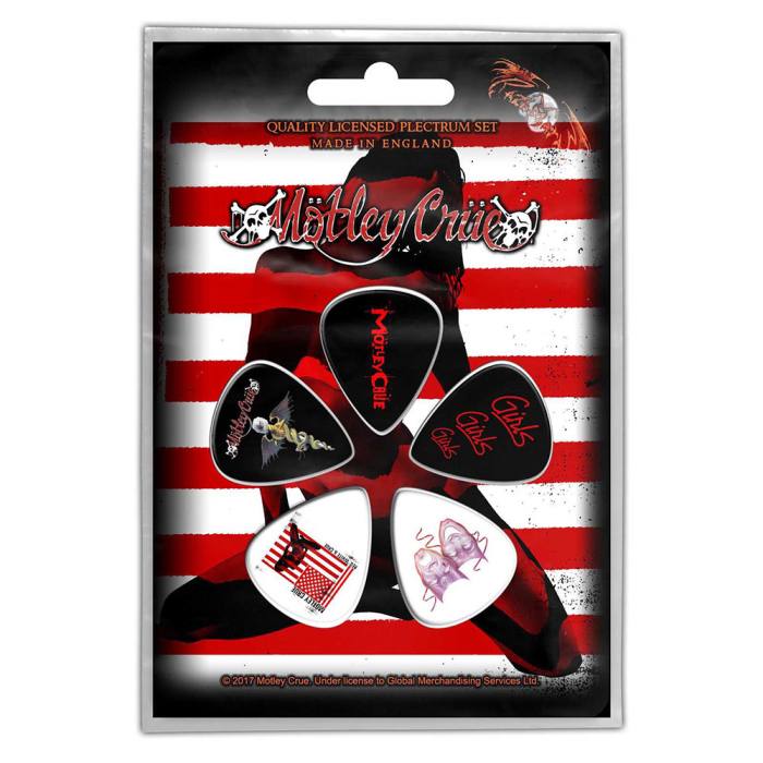 Motley Crue Plectrum Pack: Red, White & Crue 114806