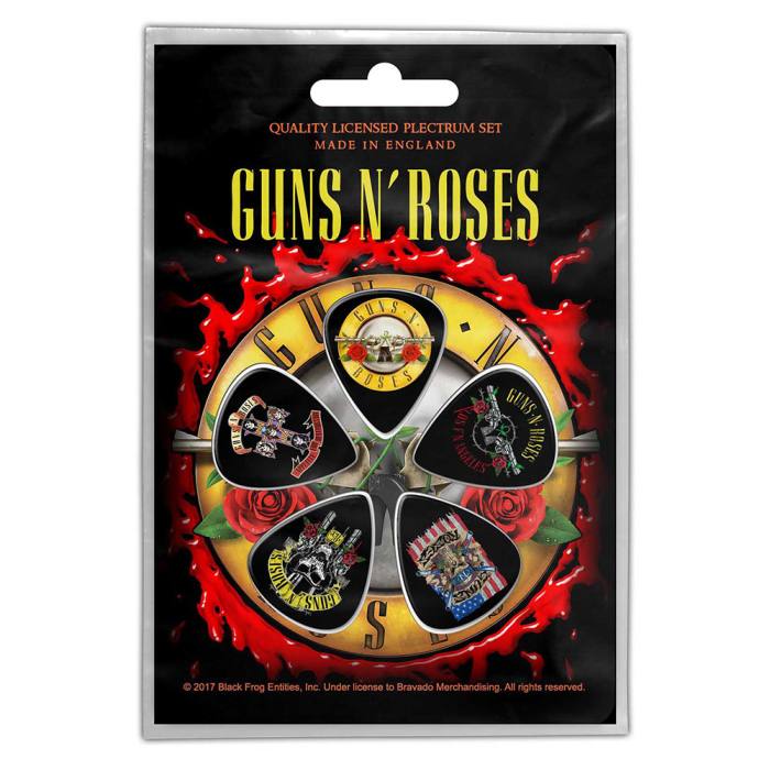 Guns N' Roses Plectrum Pack: Bullet Logo 114811