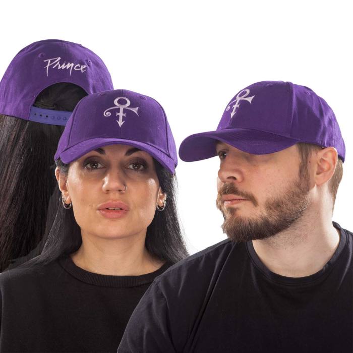 Prince Unisex Baseball Cap: White Symbol 114846