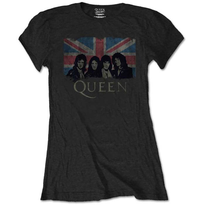Queen Ladies T-Shirt: Union Jack 114896