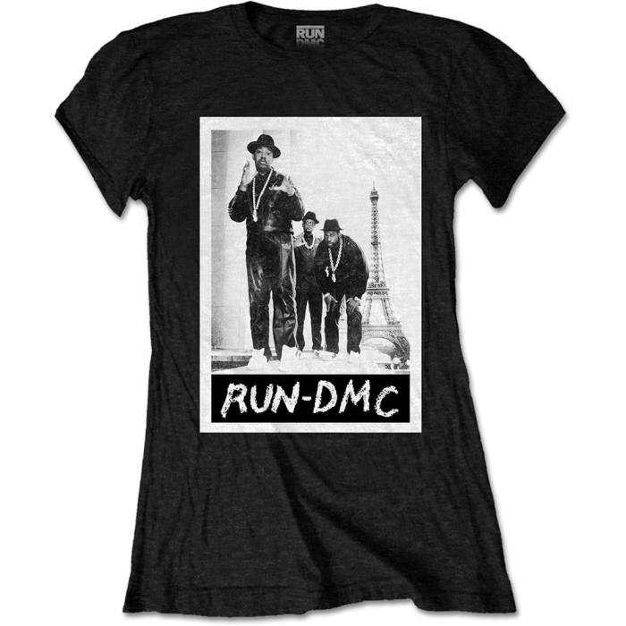 Run DMC Ženski T-shirt: Paris Photo (Črna) 114932