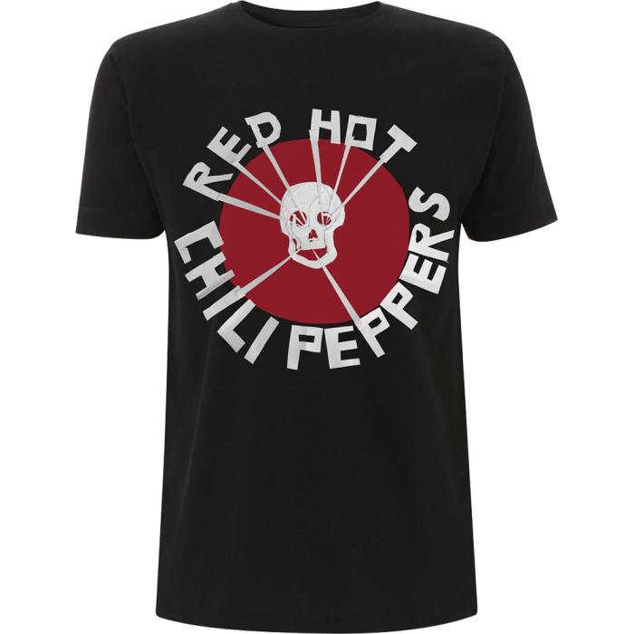 Red Hot Chili Peppers Unisex T-Shirt: Flea Skull (Črna) 114946