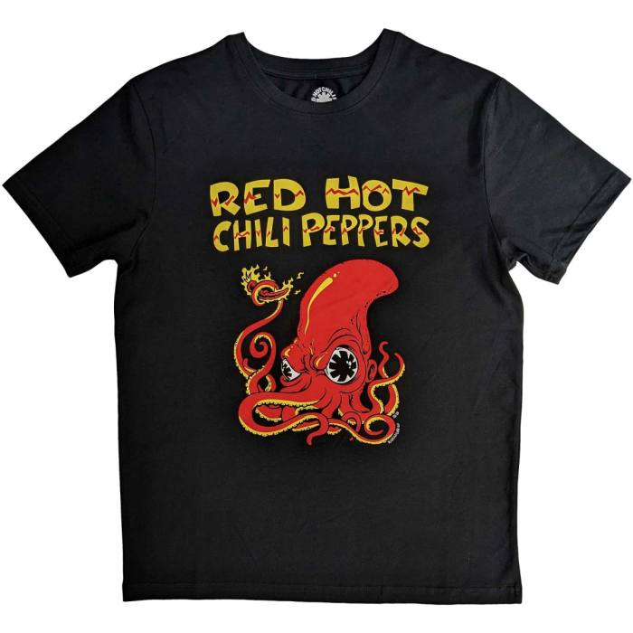 Red Hot Chili Peppers Unisex T-Shirt: Octopus (črna) 114954